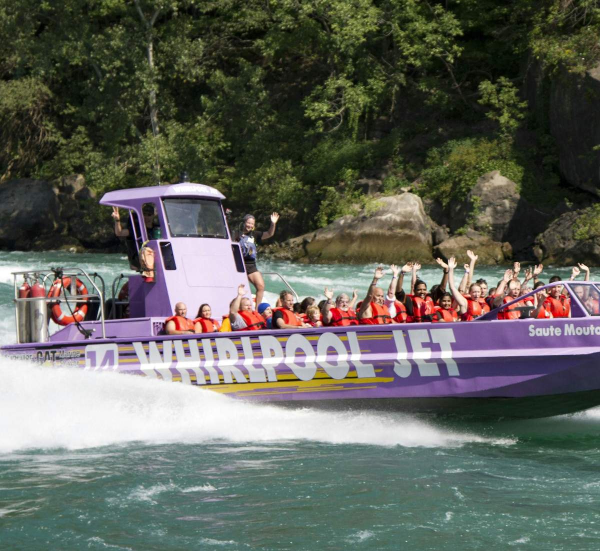 Niagara Falls, Canada: Whirlpool Jet Boat Tour Wet Jet Tour