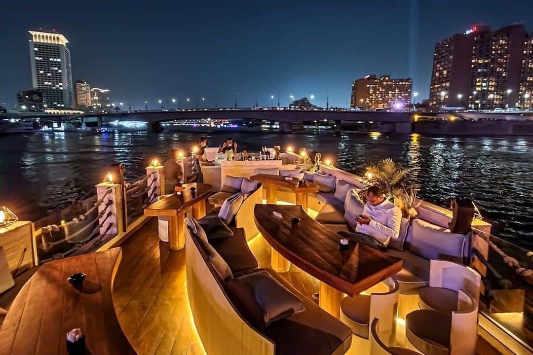 Cairo & Giza: Open Air Nile Cruise Night Cruise