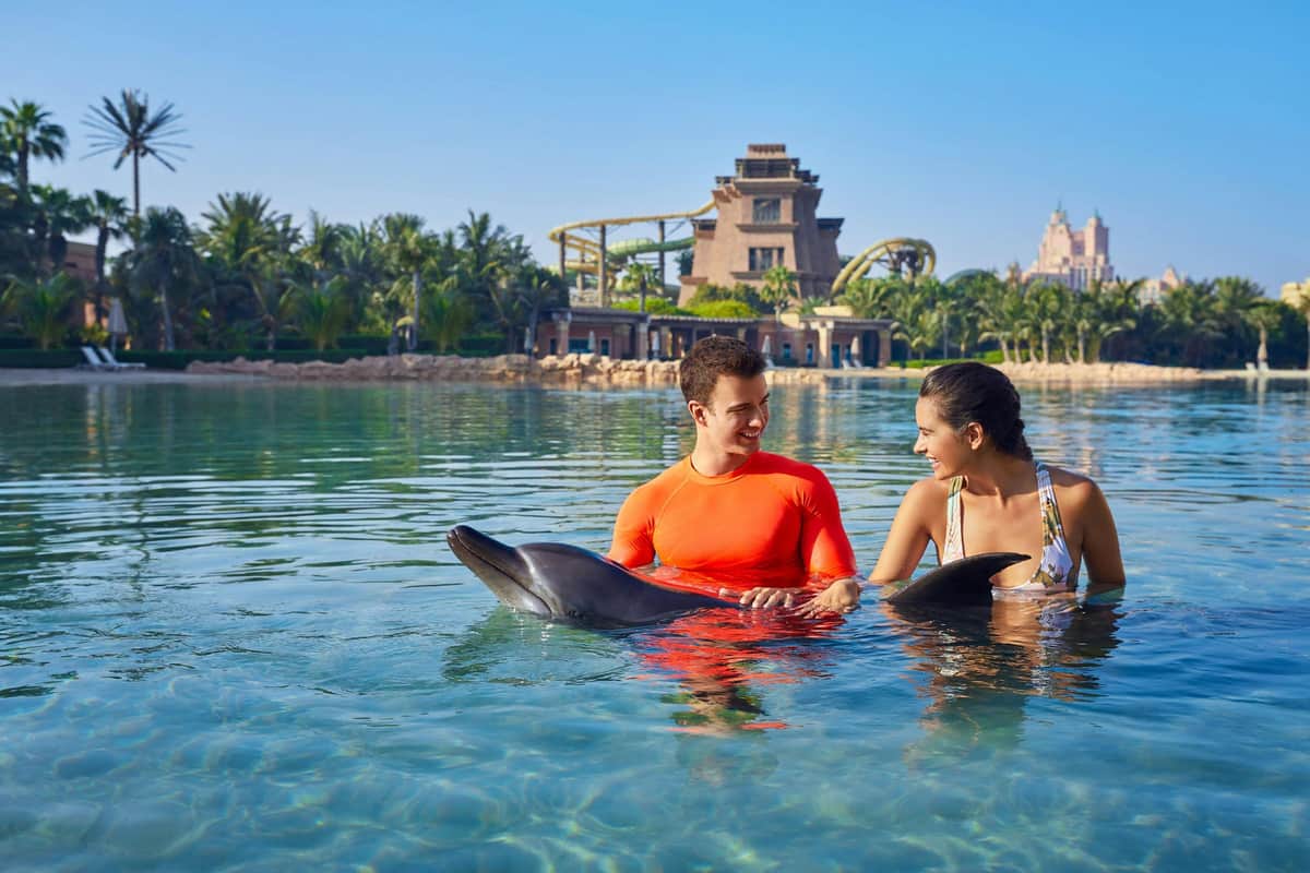 Aquaventure World: Waterpark Day Pass + Dolphin Experience Atlantis The Palm - Dolphin Experiences