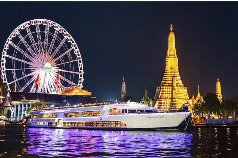 Bangkok: White Orchid River Cruise and Dinner