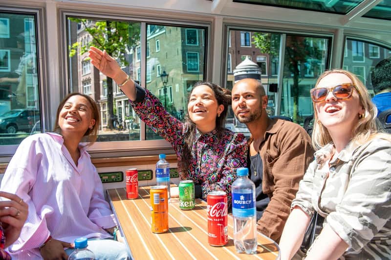 Amsterdam: Circle Line Canal Cruise Activity with friends